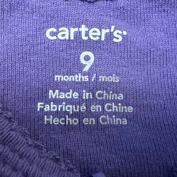 Baby Girl Bodysuit Bundle 6pc Carter’s Huggies 9 Months - Picture 9 of 13